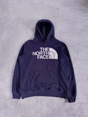 The North Face Men's Navy Logo Hoodie